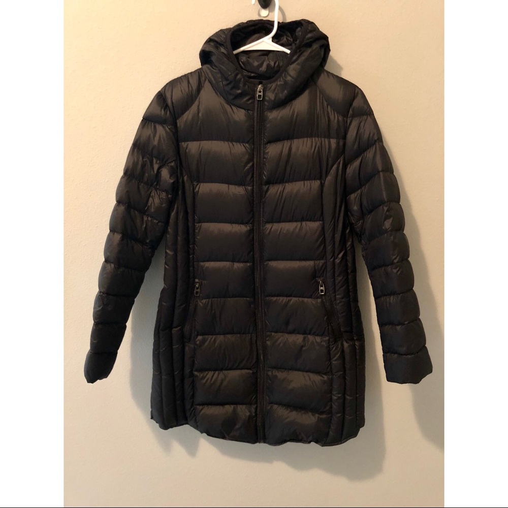 Puffer jacket mid length